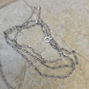 925 Sterling Silver Chain Necklace Vintage